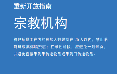 费城新型冠状病毒疫情期间绿色阶段复工指南 社区家庭聚会 宗教机构