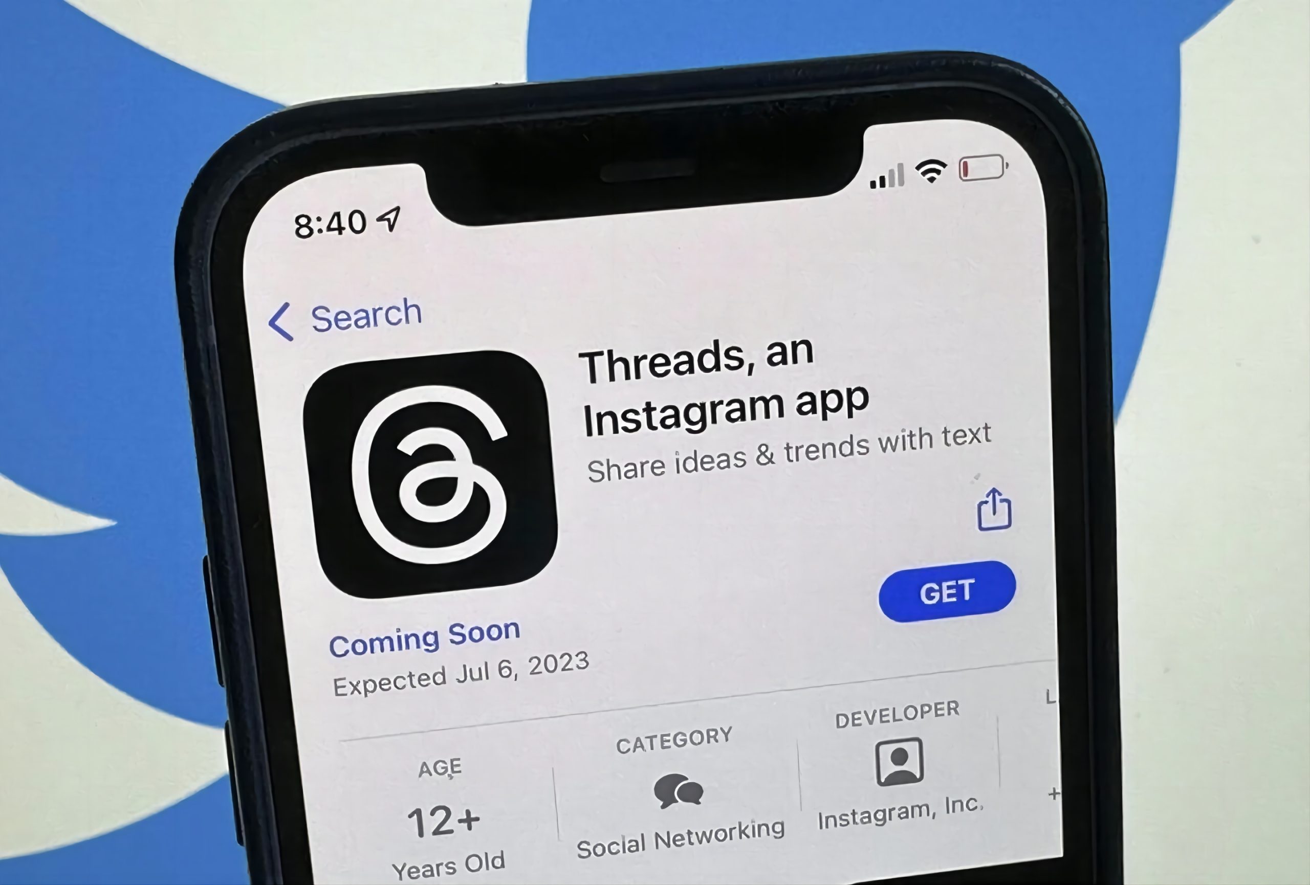 Meta公司推出名为"Threads"的社交APP与Twitter竞争
