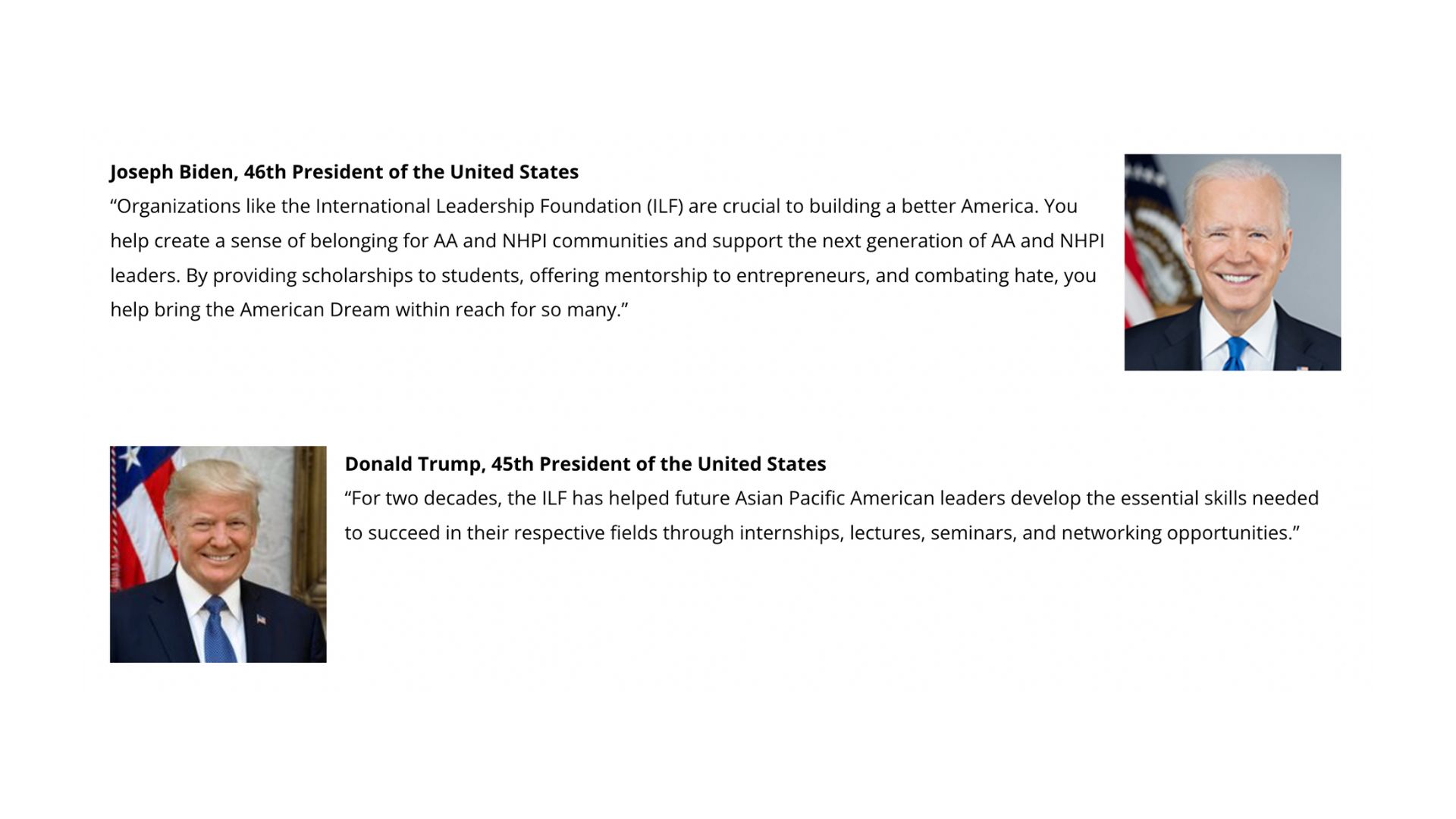 International Leadership Foundation Announces for Asian American Youth to Join the 2024 Summer Civic Fellowship Program National Endorsements pic 001