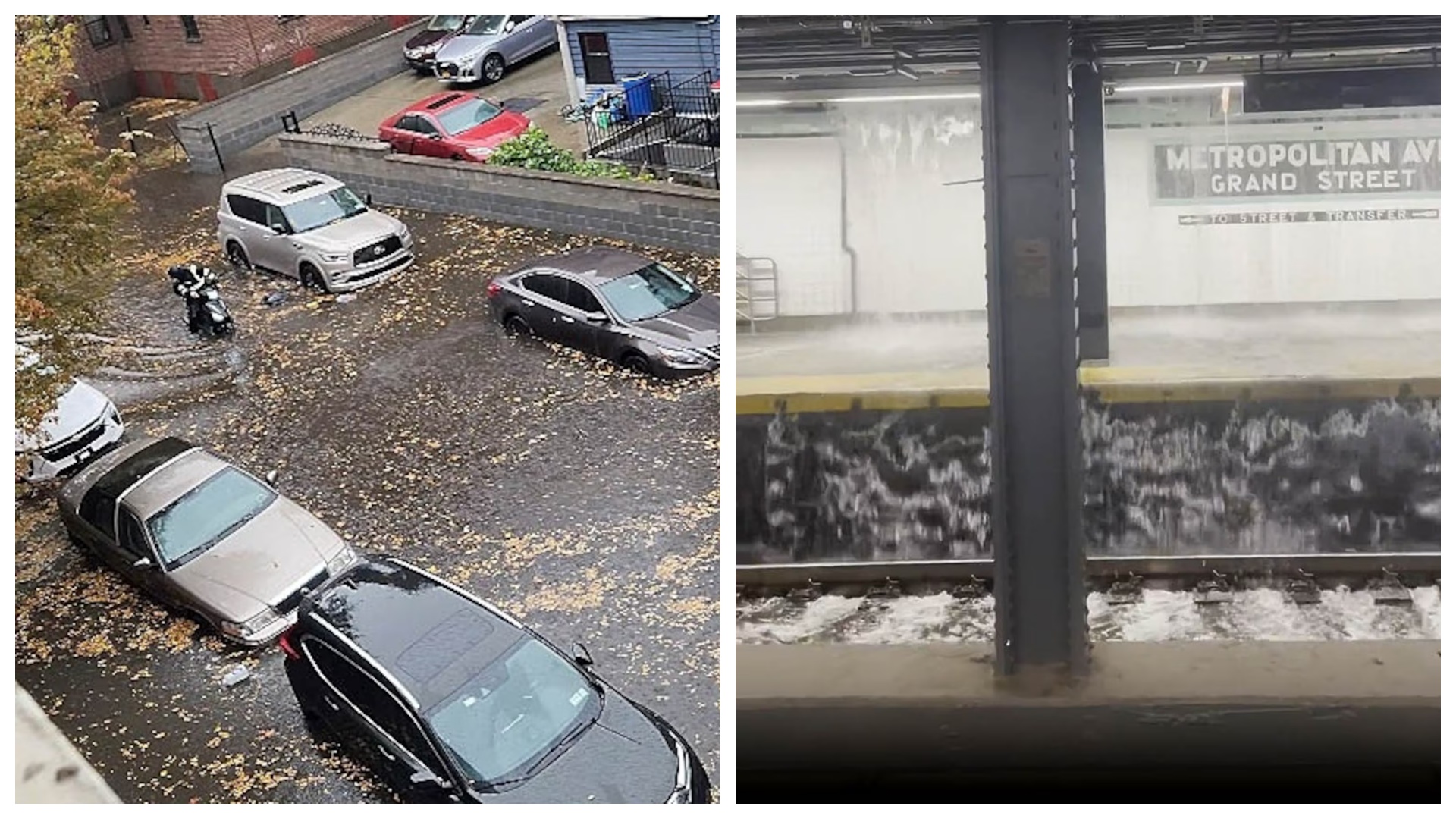 暴雨袭击纽约致2人死亡 