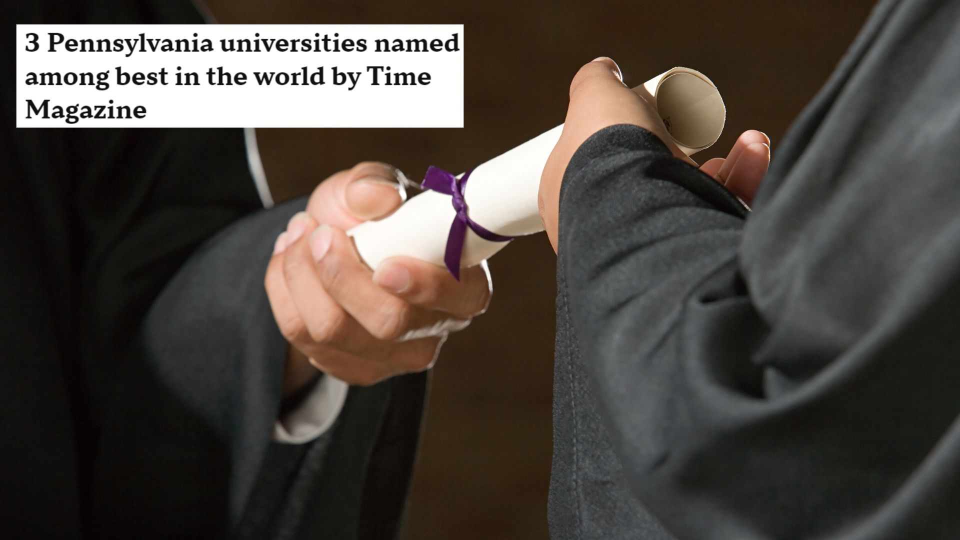 宾夕法尼亚州三所大学跻身《时代》杂志2026年世界顶尖大学百强