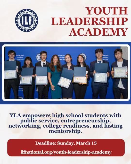 国际领导力基金会青年领导力学院 2026年项目开放申请｜面向高中生的公共事务与领导力培训